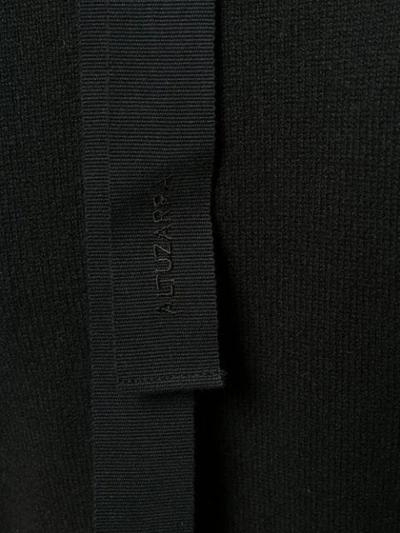 Shop Altuzarra Cropped Shortsleeved Jumper In Black