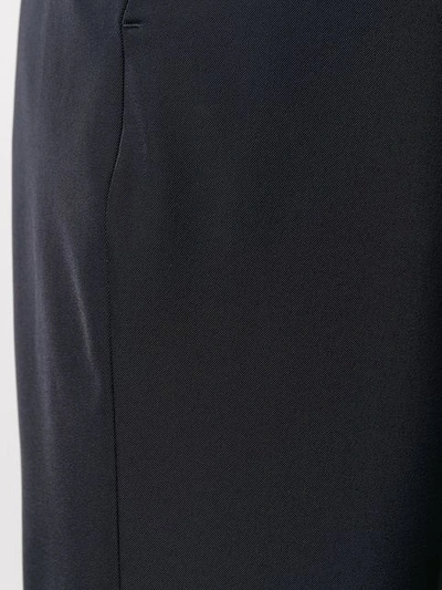 Shop Maison Margiela Cropped Trousers In Black