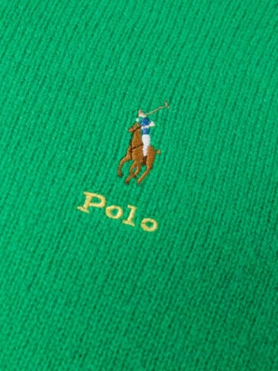 Shop Polo Ralph Lauren Long-sleeve Wool Jumper In Green