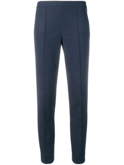 Shop Loro Piana Skinny-fit Trousers - Blue