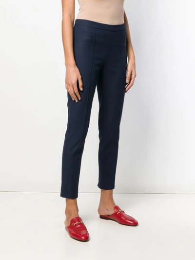 Shop Loro Piana Skinny-fit Trousers - Blue