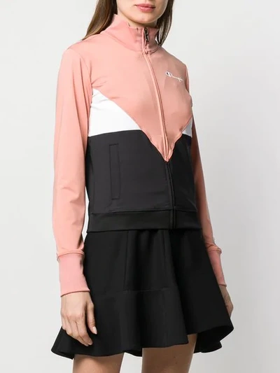 Shop Champion Full Zip Sweater - Pink