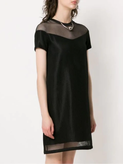 GLORIA COELHO ARMADURA SHIFT DRESS - 黑色