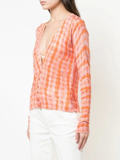 Shop Altuzarra ‘natalia' Knit Cardigan In Orange