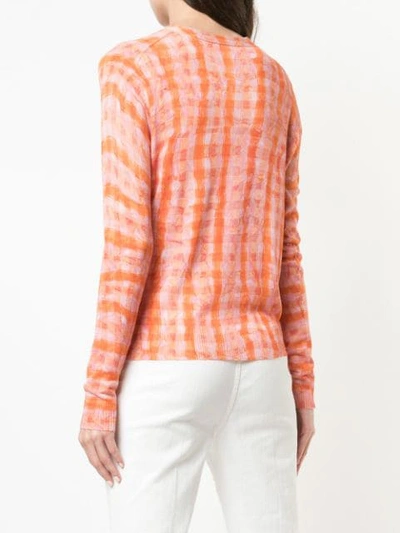 Shop Altuzarra ‘natalia' Knit Cardigan In Orange