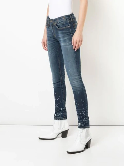 Shop R13 Alison Skinny Jeans In Blue