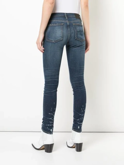 Shop R13 Alison Skinny Jeans In Blue