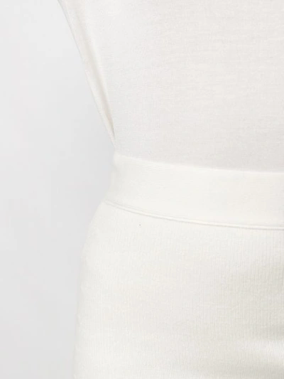 Shop Tom Ford Fitted Midi Skirt - White