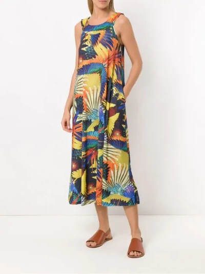Shop Lygia & Nanny Printed Manati Dress In Multicolour