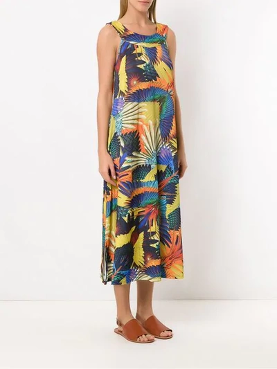 Shop Lygia & Nanny Printed Manati Dress In Multicolour