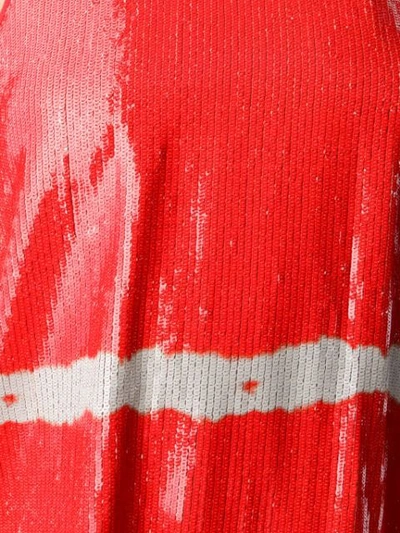 Shop Msgm Sequin Vest Top In Red