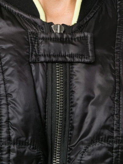 Shop Haider Ackermann Oversized Bomber Jacket In Black