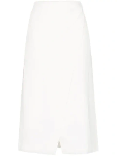 Shop Beaufille Kari Pleated Midi Skirt - White