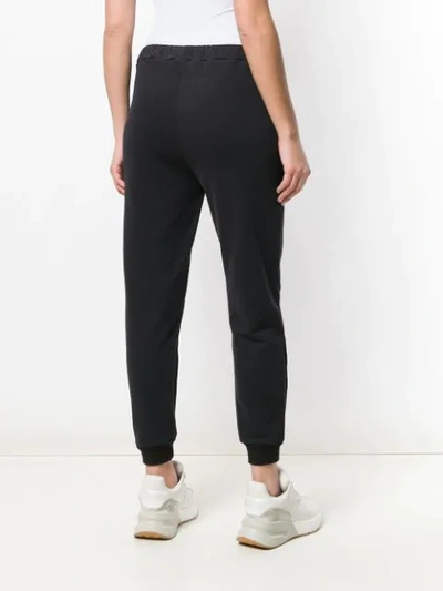 Shop 7 For All Mankind Logo Detail Track Pants In Black