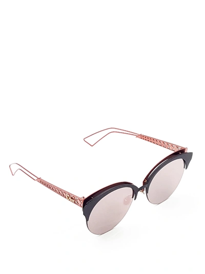 Shop Dior Ama Club Cat Eye Sunglasses In Pink