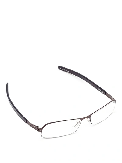 Shop Ic! Berlin Emden Optical Glasses In Brown