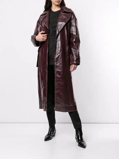 Shop Camilla And Marc Roberta Trench In Brown
