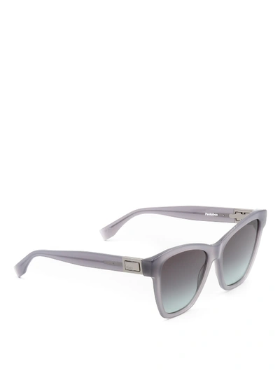 Shop Fendi Peekaboo Grey Acetate Sunglasses