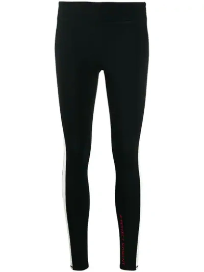 PERFECT MOMENT GRAN TURISMO STRIPE PANEL LEGGINGS 