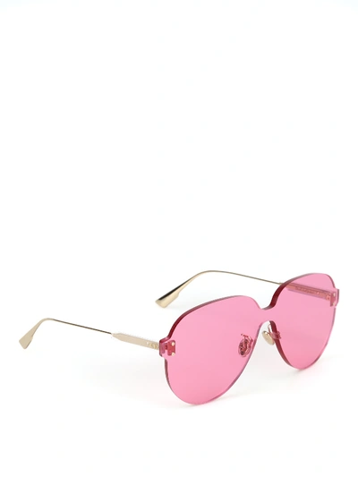 Shop Dior Colorquake3 Pink Sunglasses