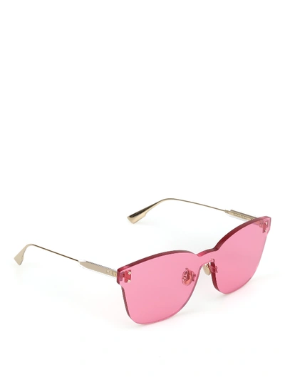Shop Dior Colorquake2 Pink Sunglasses