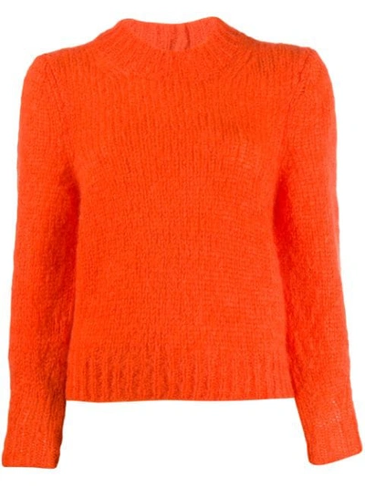 Shop Isabel Marant Chunky Knit Jumper In Orange