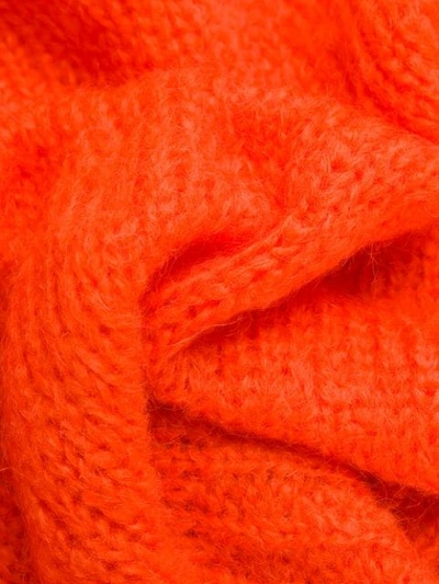 Shop Isabel Marant Chunky Knit Jumper In Orange