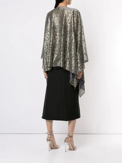 Shop Talbot Runhof Hint Loose-fit Jacket In Gold
