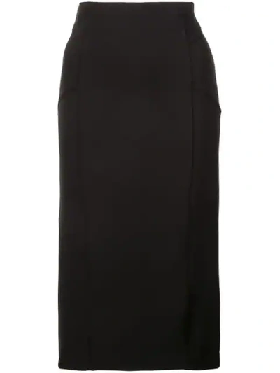 Shop Veronica Beard Piped Pencil Skirt In Black