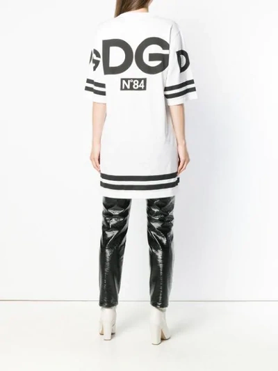Shop Dolce & Gabbana Oversized 84 T-shirt - White