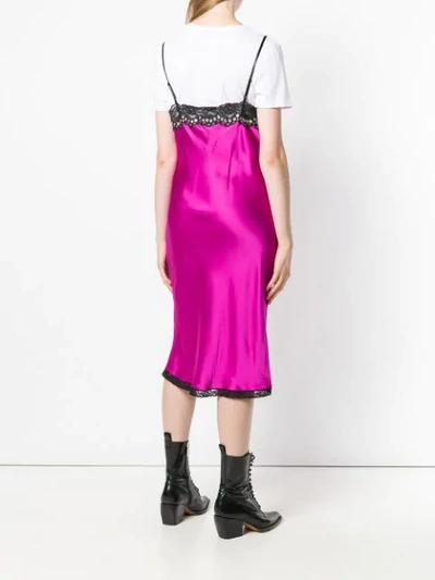 Shop Alexander Wang Slip Dress In Pink