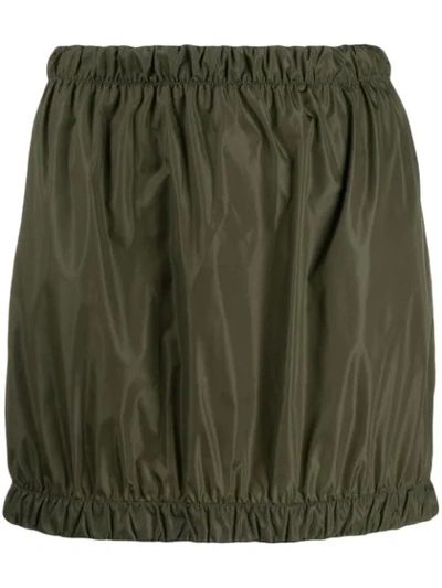 Shop Dsquared2 Elasticated Trim Skirt In Green