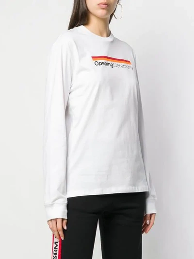 Shop Opening Ceremony Logo Printed T-shirt In White