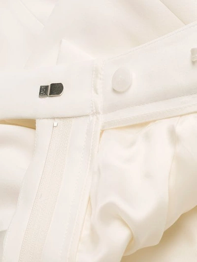 Shop Alexander Mcqueen Peplum Shorts In White