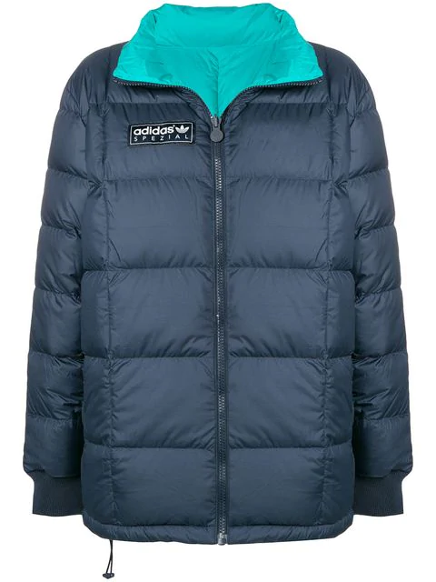 adidas blue puffer jacket