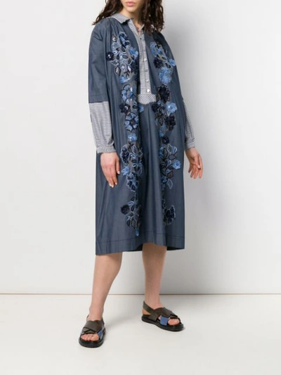 Shop Antonio Marras Yukko Dress In Blue