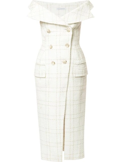 Shop Camilla And Marc Tailored Dress - White