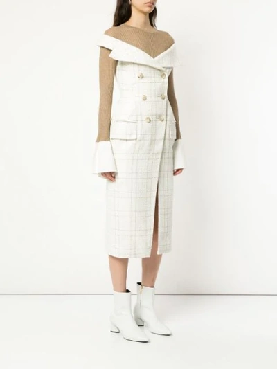 Shop Camilla And Marc Tailored Dress - White