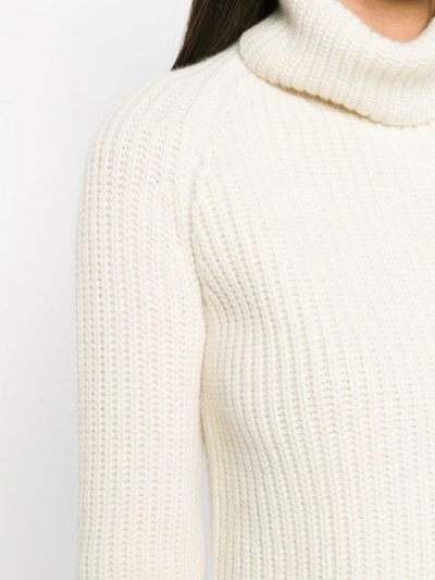 Shop Borgo Asolo Chunky Knit Jumper - White