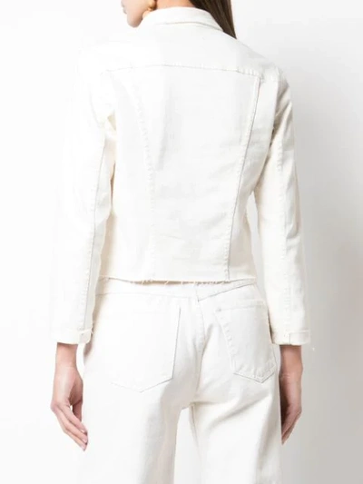 L Agence Janelle Jacket In White