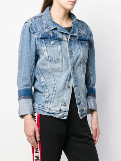 Shop Diesel Slim Fit Denim Jacket In Blue