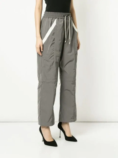 Shop A-cold-wall* Wide-leg Track Pants - Grey