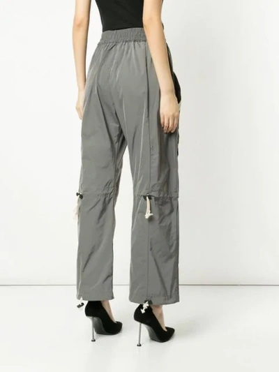 Shop A-cold-wall* Wide-leg Track Pants - Grey