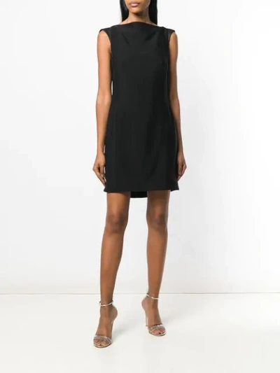 Shop Calvin Klein 205w39nyc Open Back Short Dress - Black