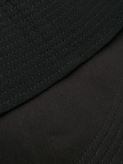 Shop Givenchy Asymmetric Ruffled Top In Black