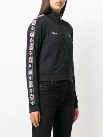 MARCELO BURLON COUNTY OF MILAN DISNEY TAPE TRACK JACKET - 黑色