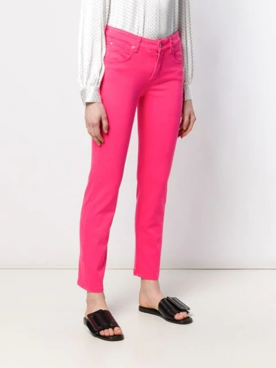 Shop Cambio Slim Fit Jeans In Pink