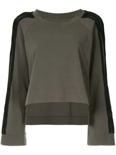 Shop Taylor 'pathways' Pullover In Grey