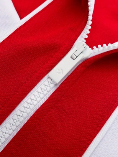 Shop Converse Contrast Trim Jacket In Red