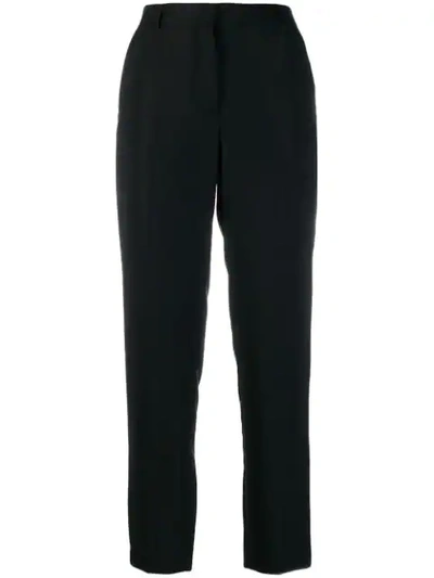 Shop Pinko Slim-fit Tailored Trousers - Black